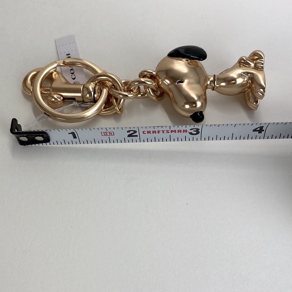 Coach Snoopy bag charm keychain NWT! Peanuts - Picture 7 of 12